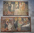 La temptació de Crist i Miracles de Crist, pintura romànica castellana del segle xii