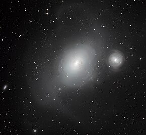 NGC 1316 na snímku z dalekohledu o průměru 2,2 m. Autor: Observatoř La Silla, ESO