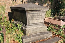 La tombo de David Lyon, Brompton Cemetery, Londono