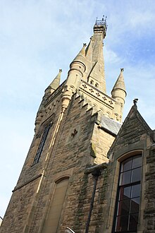 The tower of the Duncan Institute, Cupar The tower of the Duncan Institute, Cupar.jpg