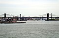 The Brooklyn, Manhattan and Williamsburg Bridges