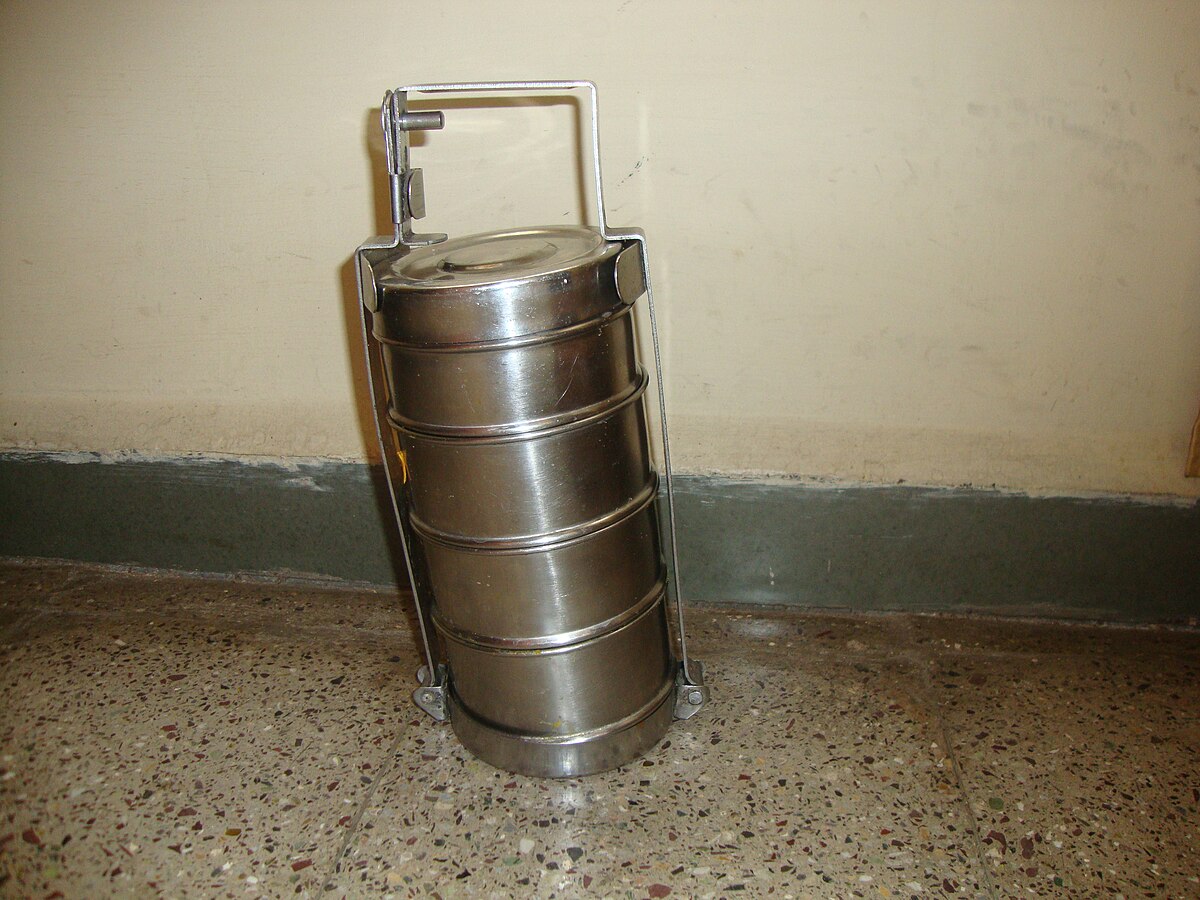 Tiffin carrier - Wikipedia