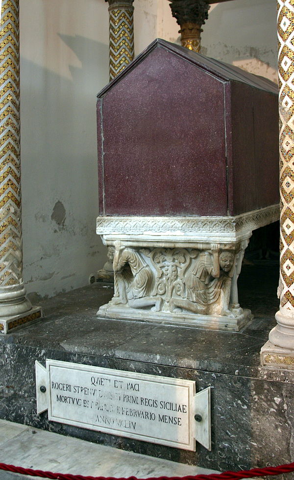 File:Tomb of Roger II of Sicily - Cathedral of Palermo - Italy 2015.JPG