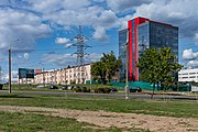 English: Trascianieckaja street. Minsk, Belarus Беларуская: Вуліца Трасцянецкая. Мінск, Беларусь Русский: Улица Тростенецкая. Минск, Беларусь