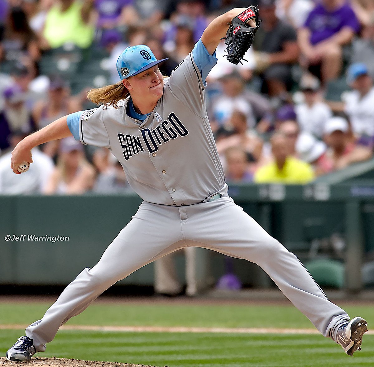 File:Trey Wingenter pitching for the San Diego Padres in 2019 (cropped).jpg  - Wikipedia