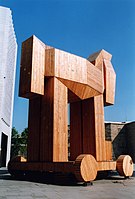 A modern interpretation at the Troja-Ausstellung (Troy Fair) in Stuttgart, Germany (May 2001)