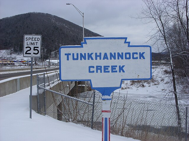 A Keystone Marker for Tunkhannock Creek in Tunkhannock