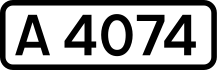 Štít A4074