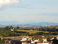 Panorama dal castello di Moruzzo (UD)
