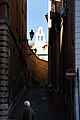 Medival "echoes" in the streets of Rome. Italy.