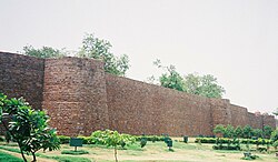 View from outside of Salimgarh Fort