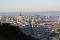 View over San Francisco from Twin Peaks (TK)