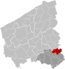 Waregem West-Flanders Belgium Map.svg