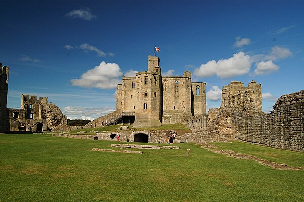 The castle's enclosure and keep