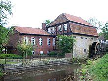 Die Wassermühle in Sudweyhe, erbaut etwa 1510