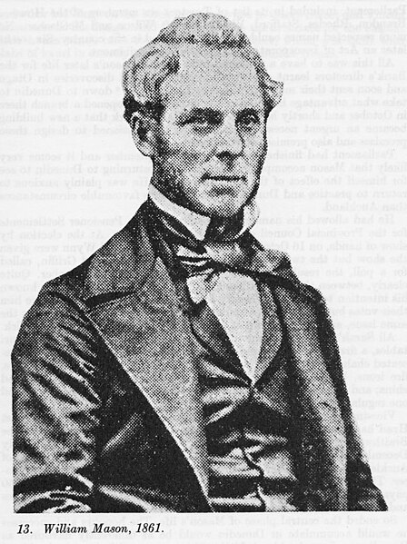 William Mason in 1861.
