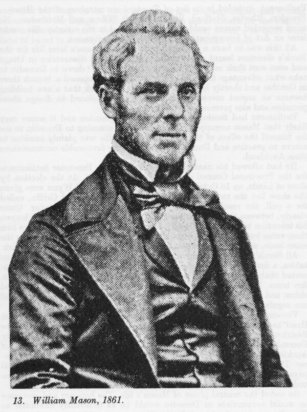 William Mason in 1861.