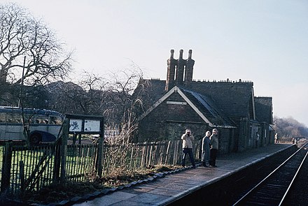 Station buildings in 1985