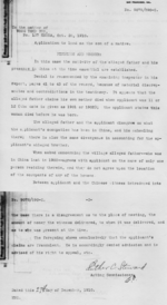 1910 decision denying an application for admission to the U.S. by Wong Yoke Fun (eldest son of U.S.-born Wong Kim Ark). The immigration board concluded that he was not really his father's son. Wong Yoke Fun immigration denial.png