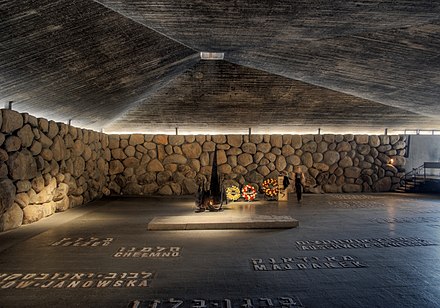 Chambre de la mémoire à Yad Vashem