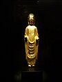 Yangp'yong Buddha, Silla, second half of the 6th century or first half of the 7th century. Gilt bronze, h. 30 cm. National Museum of Korea, National Treasure no. 186.