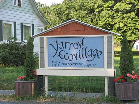 Yarrow Ecovillage entrance