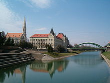 תעלת בגה בעיר זרניאנין, בסרביה