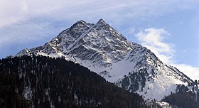 Neustift im Stubaital'deki Milders'ten kuzeybatıya doğru görünüm.