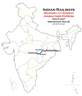 Raigarh–Gondia Jan Shatabdi Express