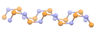 <span class="mw-page-title-main">Polythiazyl</span> Chemical compound