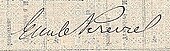 signature d'Émile Pereire