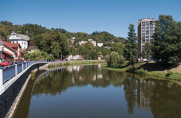 The Jizera in Železný Brod