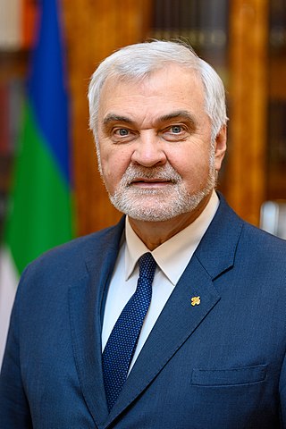 <span class="mw-page-title-main">Vladimir Uyba</span> Current head of the Komi Republic