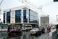 calle, cerca de la plaza Marx