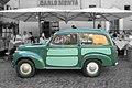 * Nomination Fiat 500C Giardiniera in the Via della Lungaretta in Rome, Italy. --Ezarate 21:24, 10 December 2021 (UTC) * Decline  Oppose Sorry° Failed gimmick. The edges are unclean and the panes are still colored. --Steindy 12:23, 14 December 2021 (UTC)