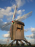 Windmill in Moulbaix, Belgium.
