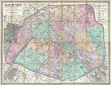 1882 (Andriveau-Goujon, Plan de Paris à l'échelle de 2 millim; pour 25 mètres)