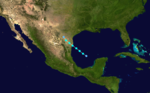 1925 Atlantic tropical storm 3 track.png