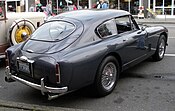 The DB Mark III featured a hatchback body first seen on the DB2-4. 1959 Aston Martin DB3 rear & side.jpg