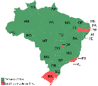 1989 carte de l'élection présidentielle brésilienne (Round 2) .svg