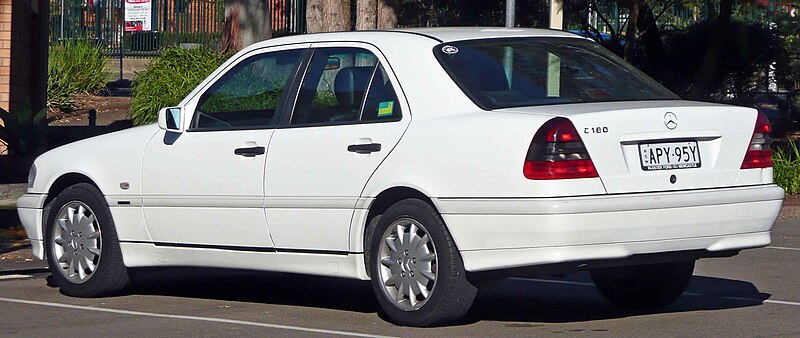 File:1999 Mercedes-Benz C 180 (W 202) Classic sedan (2010-06-20).jpg