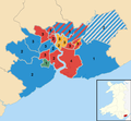 Thumbnail for File:2008 Newport City Council election results map 01.png