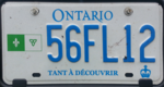 2011 Ontario license plate 56FL12 Franco-Ontarian TANT À DÉCOUVRIR.png