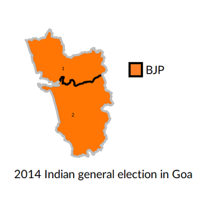 <span class="mw-page-title-main">2014 Indian general election in Goa</span>