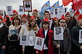 "Regimiento Inmortal" en Donetsk, 9 de mayo de 2015