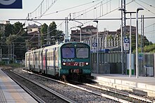 ALe 582 in the XMPR livery. 2016-06-21 Wikimania, Train station Milano Forlanini - Trenord (freddy2001) (01).jpg