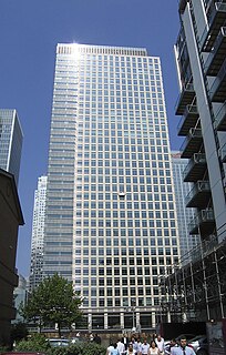 <span class="mw-page-title-main">40 Bank Street</span> Skyscraper in Heron Quays, Docklands, London