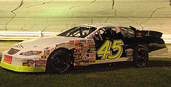 Michael Simko's ARCA Chevrolet Monte Carlo at Salem Speedway, Indiana in 2006 45 Michael Simko ARCA 2006.jpg