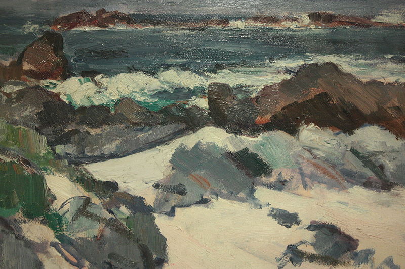 File:A Rocky Shore, Iona by Samuel Peploe.JPG