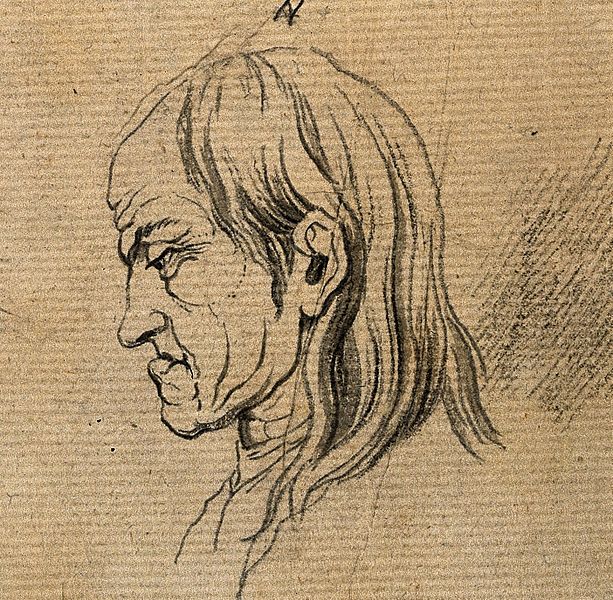 File:A man whose face exemplifies the melancholy temperament. Dra Wellcome V0009108ER.jpg